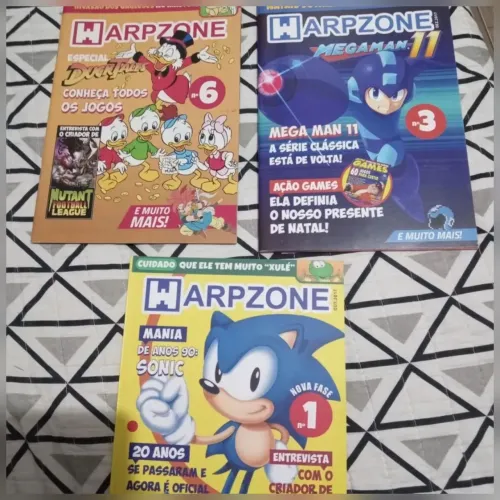 Três revistas promoção faço Olx pay 