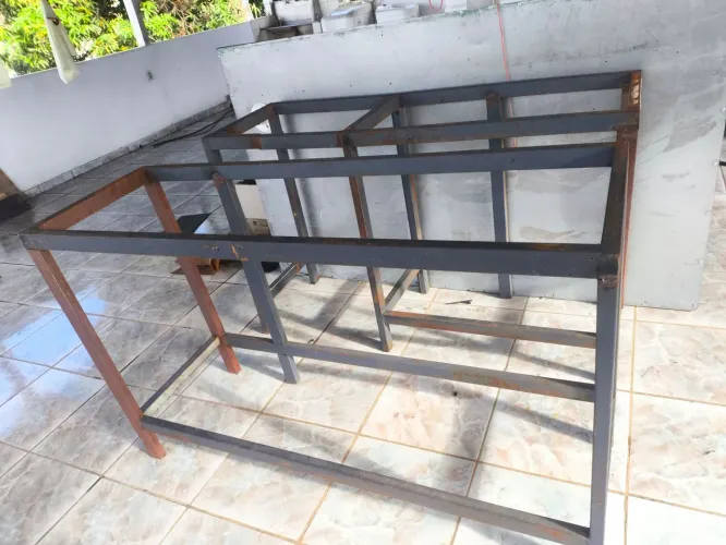 Estrutura de Metalon p balcão ou bancada