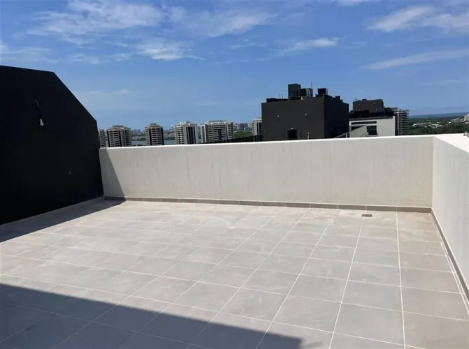 Cobertura Exclusiva 3 Quartos | Vista para Ilha Pura e Horizonte do Mar | Barra Olímpica