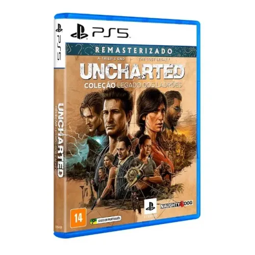 Uncharted Coleção Legado dos Ladrões PS5 Lacrado - Mídia Física