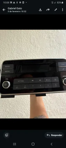 Radio original NOVO para Nissan Kicks 2017 a 2019