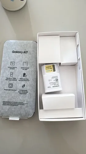 Samsung Galaxy A17 128GB Black - Novo (Caixa Aberta / Ganhei em Sorteio)