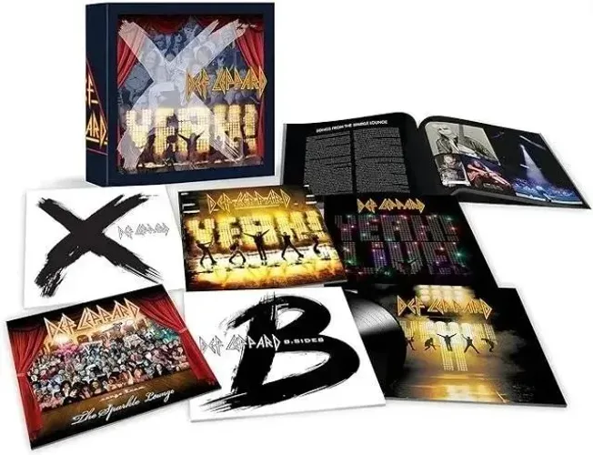 Def Leppard Vinyl Collection Volume 3 Box 9 com LPs vinil