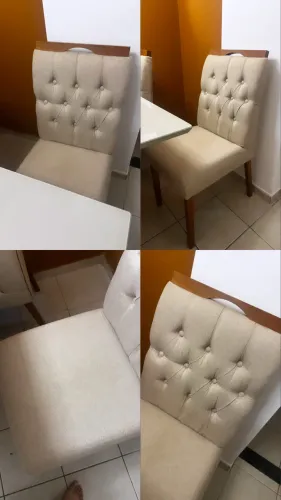 Vendo 4 cadeiras sala de estar 
