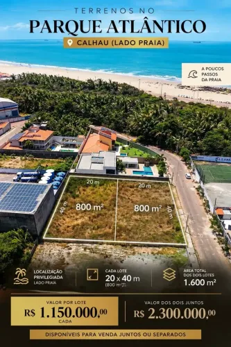 SN| TERRENOS À VENDA NO PARQUE ATLÂNTICO