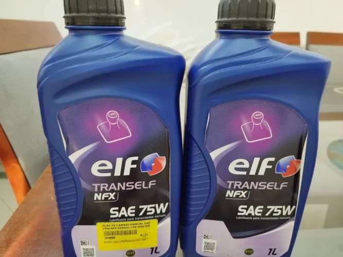 2 litros Óleo de câmbio lacrada ELF NFX 75W 