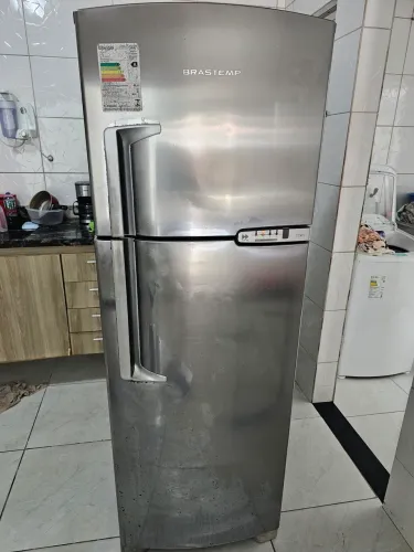 Geladeira Brastemp 353 litros inox 