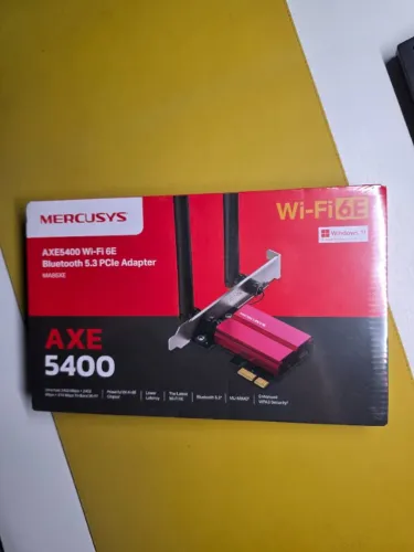 Adaptador Pcie Com Wi-fi 6e Axe5400 E Bluetooth 5.3