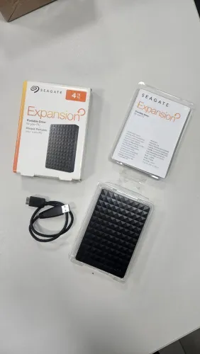Hd Externo Seagate Expansion - 4tb - Novo Open Box - Compatível com Windows, Mac, PS5