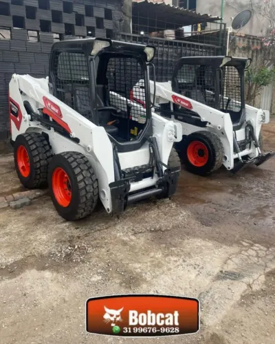 Mini Carregadeira Bobcat S510 cabine aberta