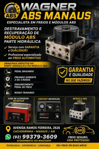 Destravamento de módulo ABS automotivo parte hidráulica