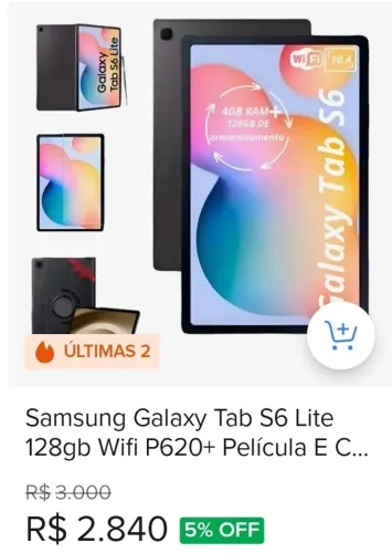 Tablet Samsung S6 Lite