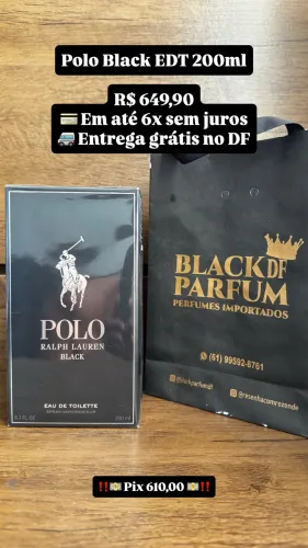 Polo Black EDT 200ml