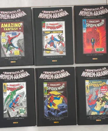 O Espetacular Homem Aranha - volumes 1 ao 6