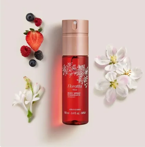BODY SPRAY DESODORANTE FLORATTA RED 100 ML
