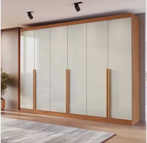 Guarda Roupa 6 Portas 2,40 MDF PRONTA ENTREGA