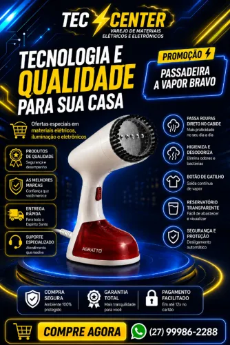 Passadeira a vapor Bravo