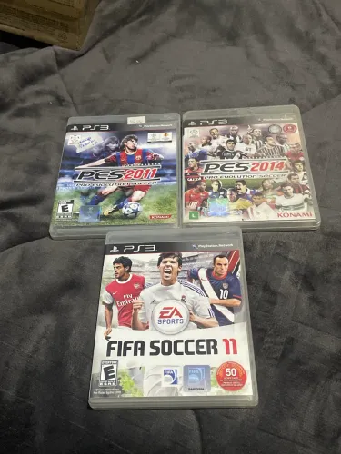 Lote Jogos Originais PS3 Fifa e Pes (envio e pagamento olxpay)