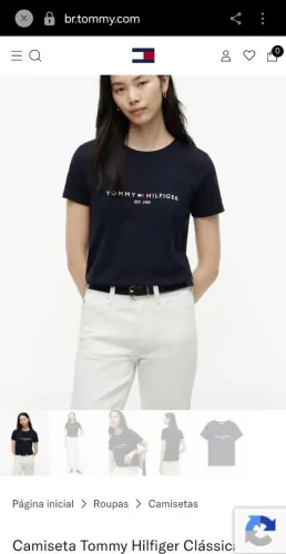 Camiseta Tommy feminina ORIGINAL