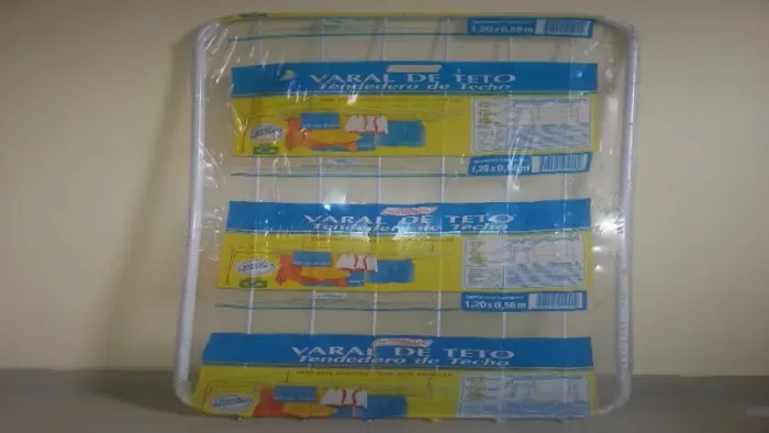 Varal de Teto Aço Branco 120x56cm modelo Mônaco marca Secalux sem uso (Lacrado)