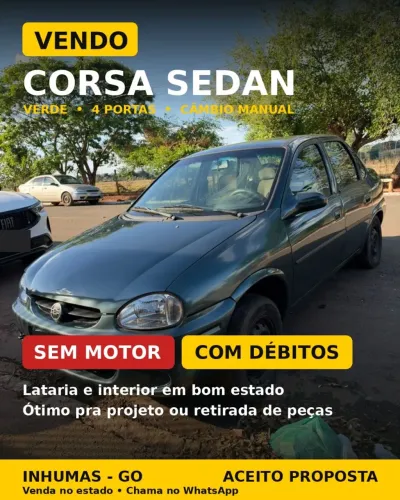 Chevrolet Corsa SED Class.spirit 1.0/1.0 Flexpower (álcool) 2009