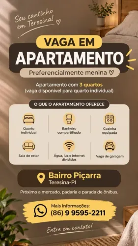 Vaga em apartamento 