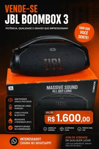 JBL BOMBOX 3 SEMI NOVA