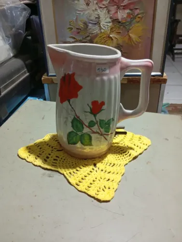 Bule Antigo Em Porcelana Ebulidor 