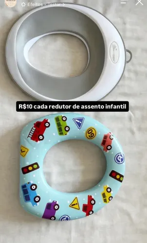 Assento redutor de vaso infantil