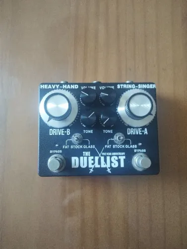 Pedal guitarra dual overdrive ly Rock clone V2 the duellist