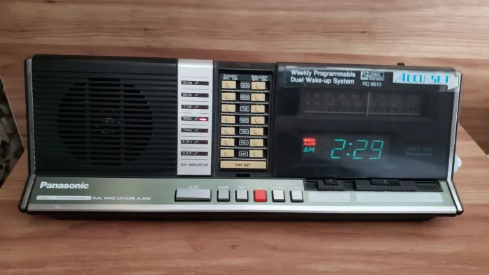 Radio Relogio Antigo Panasonic RC-6510 Funcionando