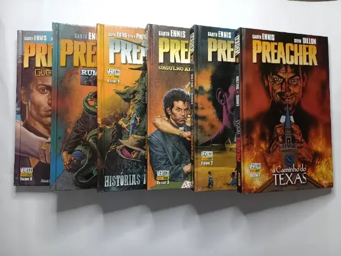 Preacher Volumes 1 ao 6 Editora Panini 2021 Capa Dura