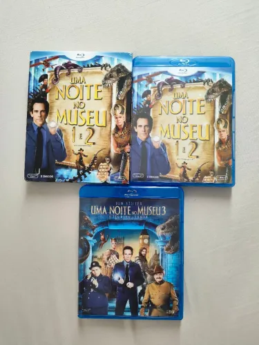 Blu Ray Trilogia Uma Noite no Museu