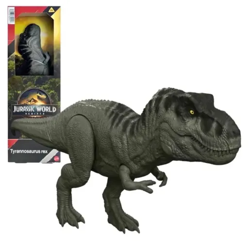Boneco Dinossauro Tiranossauro Rex Jurassic World Mattel