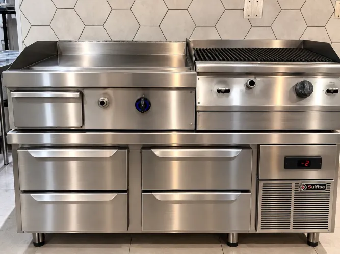 Balcão refrigerado sulfisa 4 gavetas