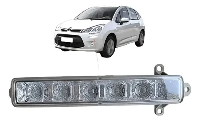 Farol Milha Led Drl Daylight Citroen C3 Aircross 2012  2019 1#