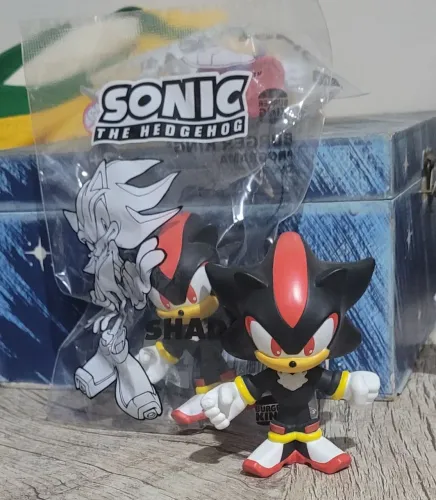 Boneco Sonic Burger King 2024 - Shadow the Hedgehog (Lacrado e novo)