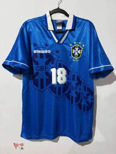 Camisa Brasil 1994-96 Ronaldinho 18 Jogador