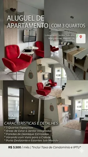 Alugo mobiliado 3/4 na mangabeiras