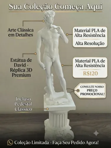 Escultura Vênus de Milo PLA (3D)