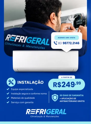 Ar condicionado,instalação ,manutenção e limpeza