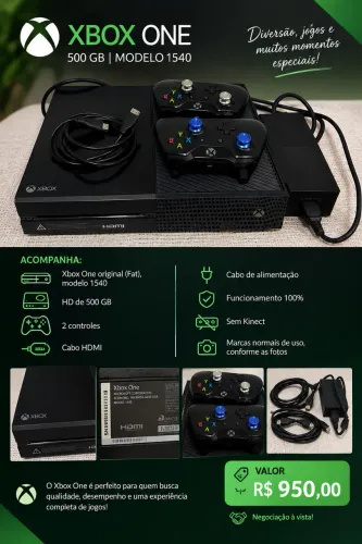 ? Xbox One 500 GB ? Modelo 1540