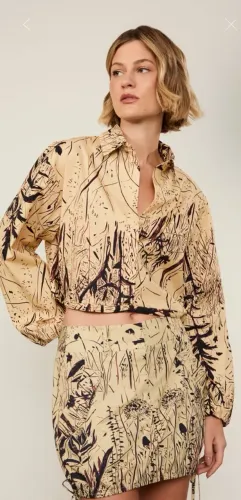 Camisa feminina animale