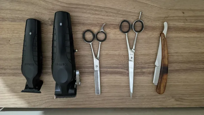 Kit máquina de cortar cabelo 