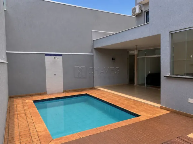Sobrado de 3 suítes para para alugar no Condomínio Nova Aliança, 210m², zona Sul de Ribeir