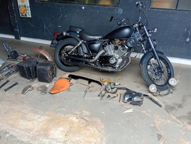 Virago 250 + kit custom