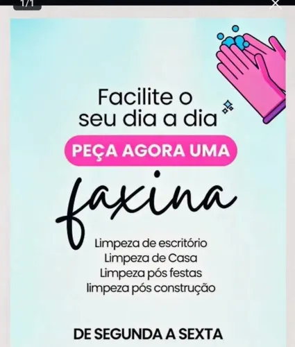 Diarista faxineira 