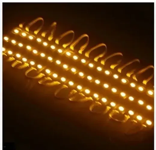 20pçs Módulo De Led 12v Ip65 5050 3-leds Branco Quente 2 Metros Linear + Fonte 12v 2a