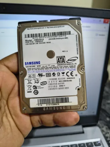 HDD de 250gb Samsung modelo HM250ji para notebook