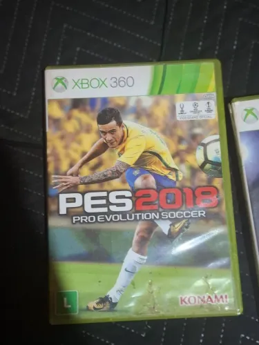 Jogos Xbox 360 pes 2018 e Fifa 18